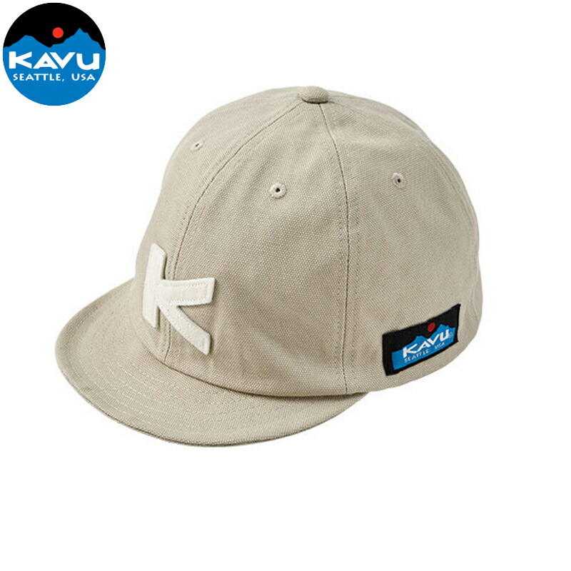 アウトドアウェア ジュニア キッズ ベビー Kavu カブー 21春夏 Kid S Baseball Cap キッズ ベースボール キャップ キッズ フリー サンドベージュ Cld Ht