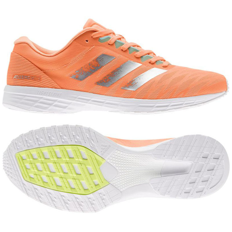 Rc ランニングシューズ Adizero 3 スクリーミングorg Slメタリック ソーラーye メンズシューズ Adj H 250 ナチュラム ランニング マラソン 25 0cm Adidas アディダス Wide 3 支店