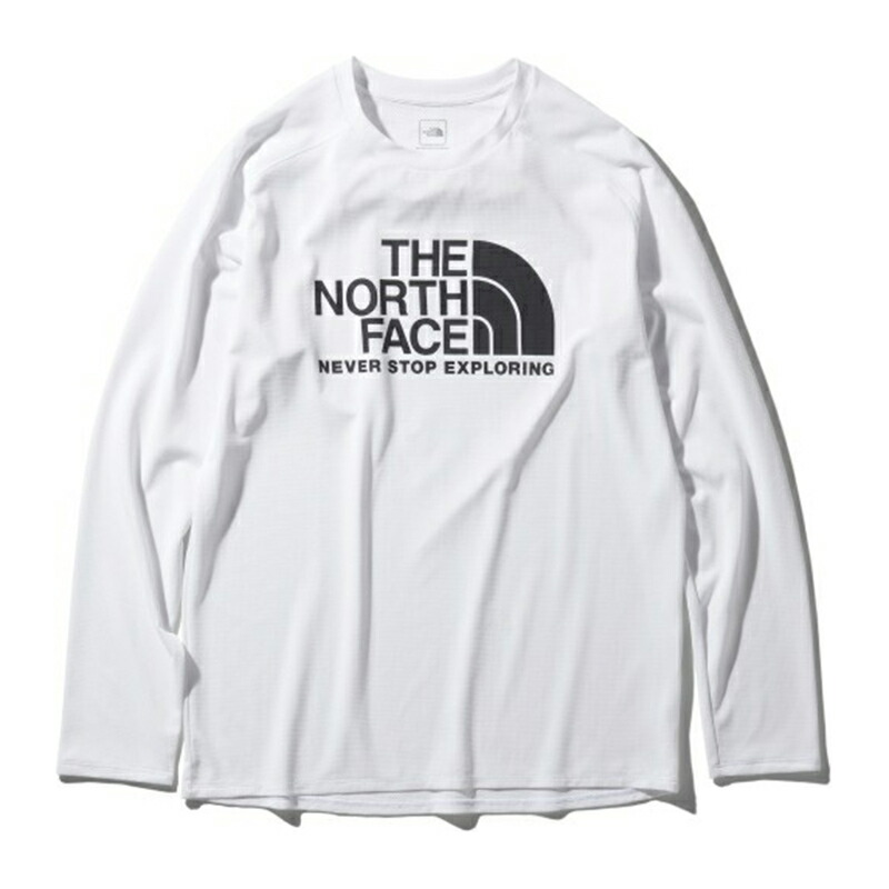 The North Face ザ ノースフェイス 21秋冬 M L S Gtd Logo Crew ロングスリーブ Gtd ロゴ クルー メンズ S ホワイト W Nt193 Salon Raquet De