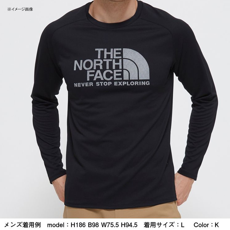 The North Face ザ ノースフェイス 21秋冬 M L S Gtd Logo Crew ロングスリーブ Gtd ロゴ クルー メンズ S ホワイト W Nt193 Salon Raquet De