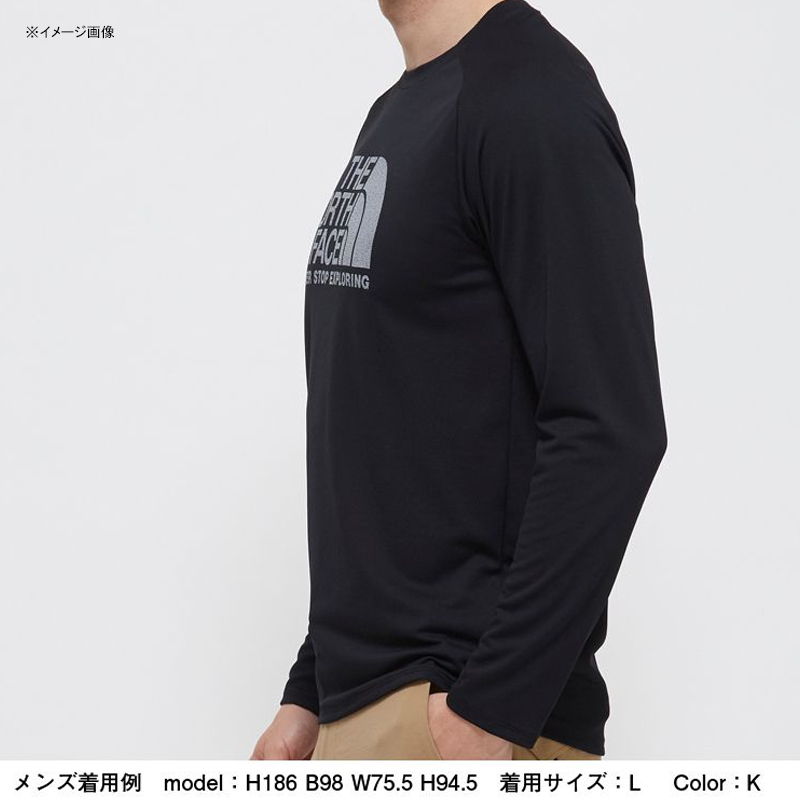 The North Face ザ ノースフェイス 21秋冬 M L S Gtd Logo Crew ロングスリーブ Gtd ロゴ クルー メンズ S ホワイト W Nt193 Salon Raquet De