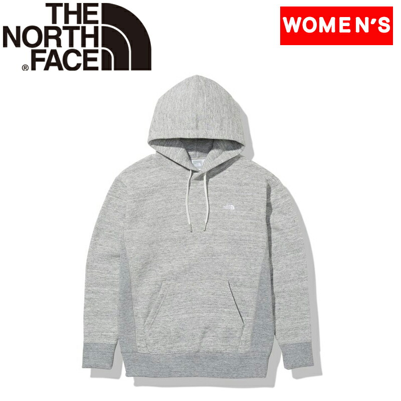 THE NORTH FACE(ザ・ノース・フェイス) W HEATHER SWEAT HOODIE(ヘザース ウェットフーディ)レディース M ミックスグレー(Z) NTW62132