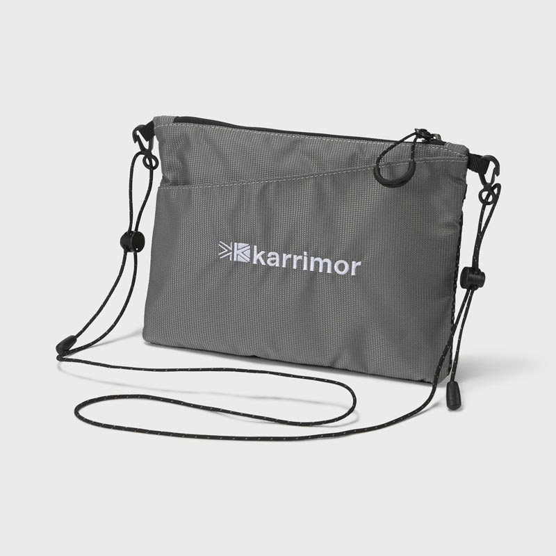 karrimor カリマー dual sacoche デュアル サコッシュ 1.2L Grey 1100 501022 店内全品対象