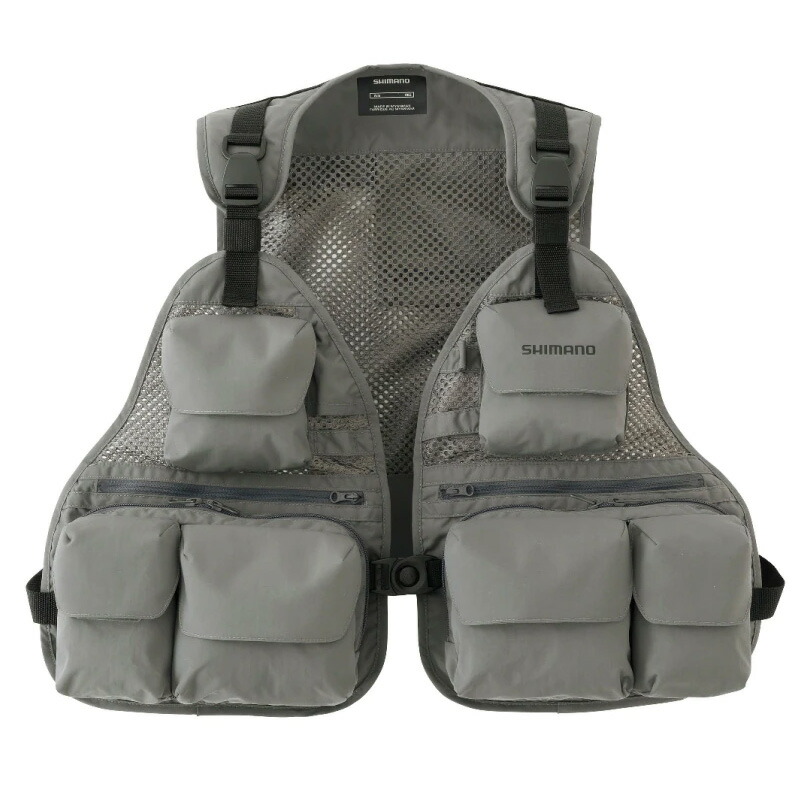 VE-066V ストリームメッシュベスト グレー