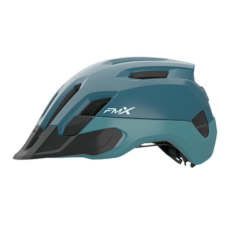 オージーケー カブト(OGK KABUTO) FM-X(エフエム・エックス) バイザー付ヘルメット 自転車/サイクル 57-59cm マットアッシュブルー