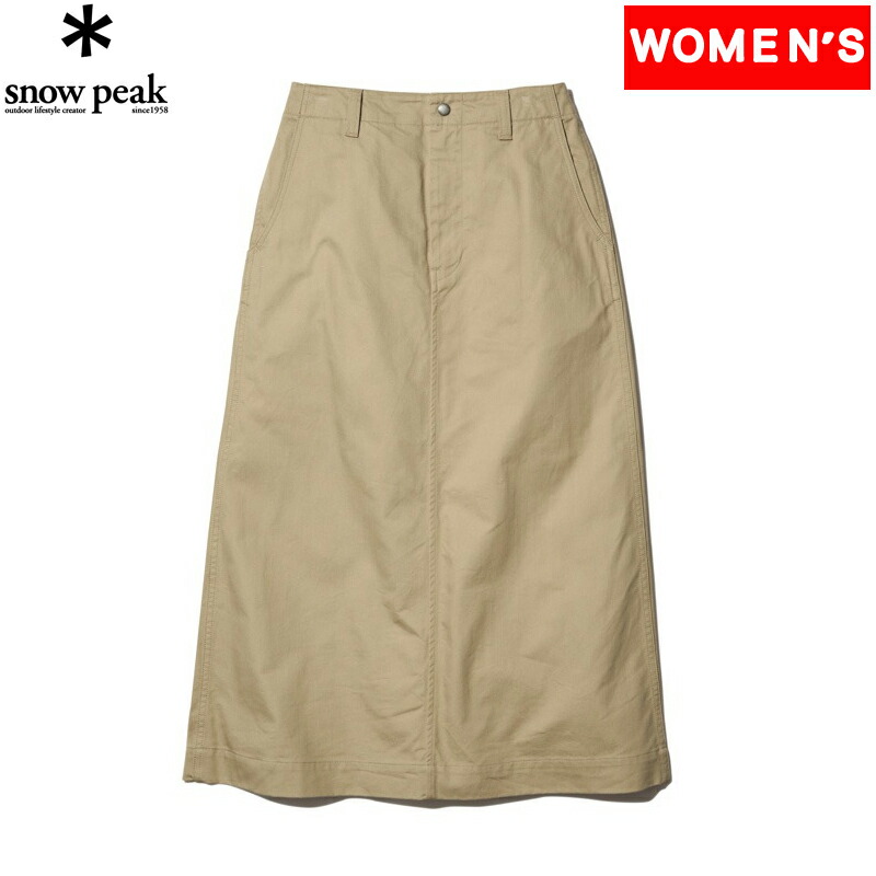 TAKIBI Chino Skirt 2 Beige
