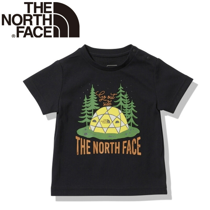 THE NORTH FACE(ザ・ノースフェイス) 【22春夏】B S/S CAMP LUMINOUS TEE(キャンプ ルミナス ティー)ベビー 90cm ブラック(K) NTB32264
