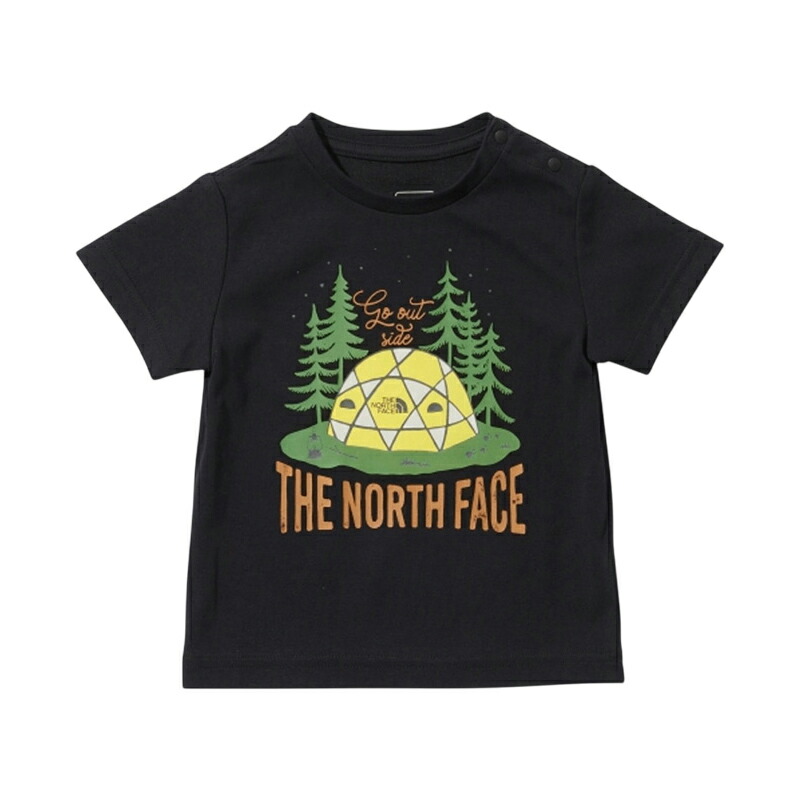 B S/S CAMP LUMINOUS TEE(キャンプ ルミナス ティー)ベビー 80 ブラック(K)