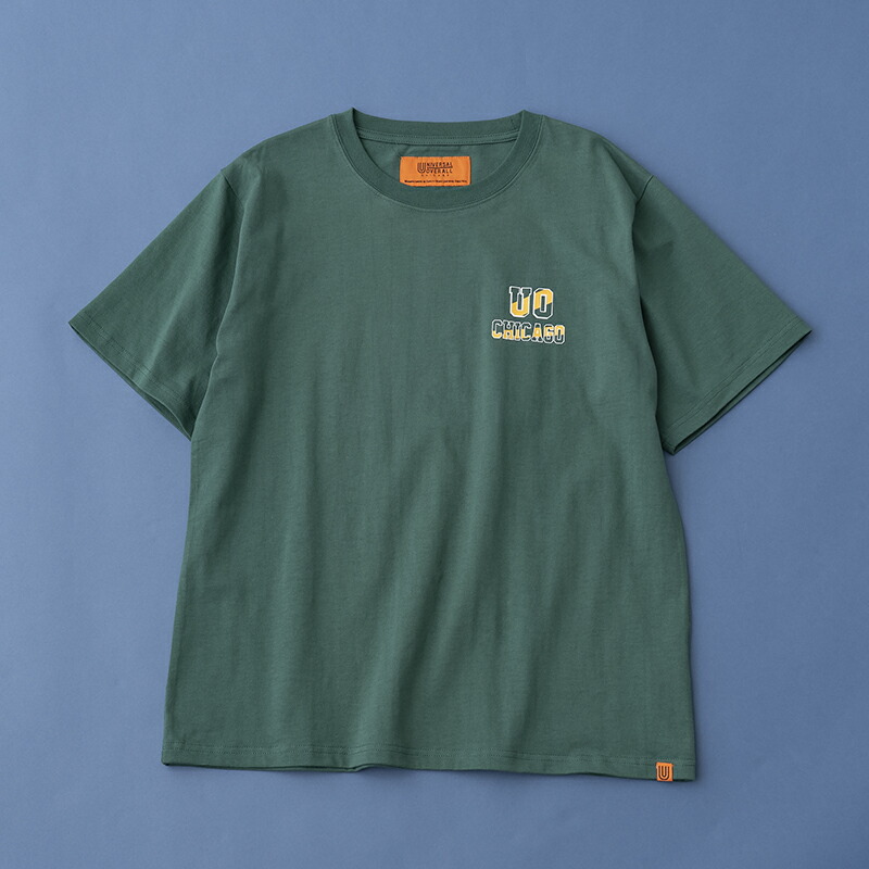 ユニバーサルオーバーオール(UNIVERSAL OVERALL) UOC プリント ティー L GRN U2223232-C