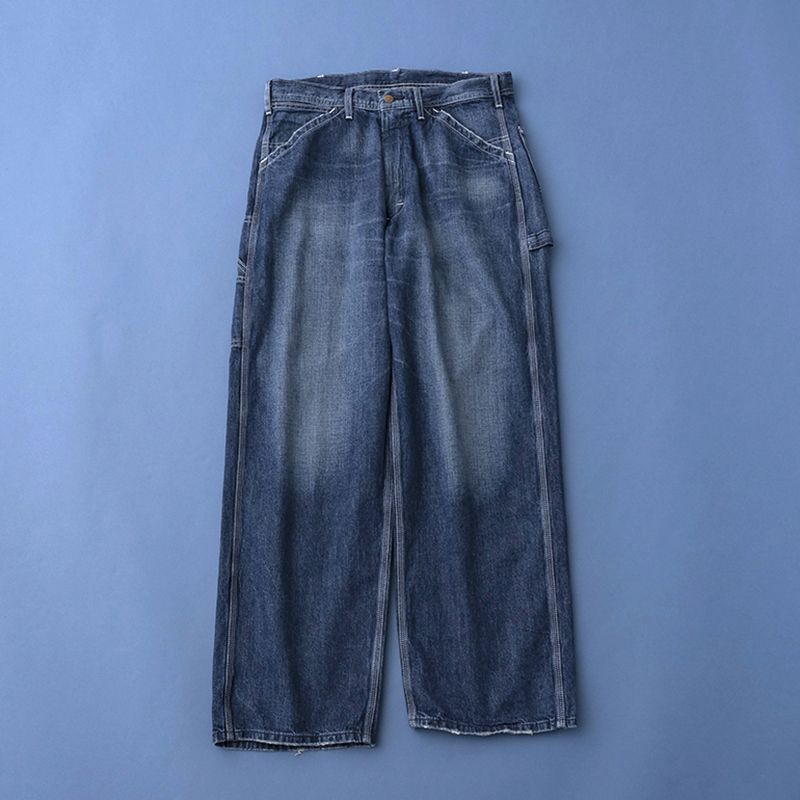 DUNGAREES PAINTER PANTS L M.USED
