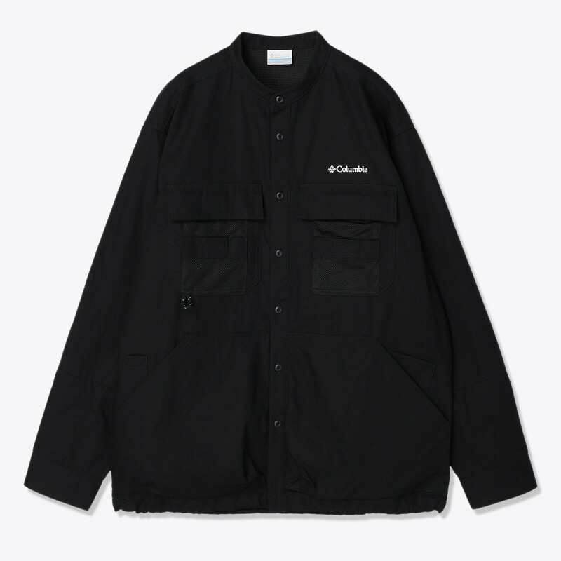 【たけだバーベキュー×コロンビア】ツキャノン アイル シャツジャケット メンズ M 010(Black)