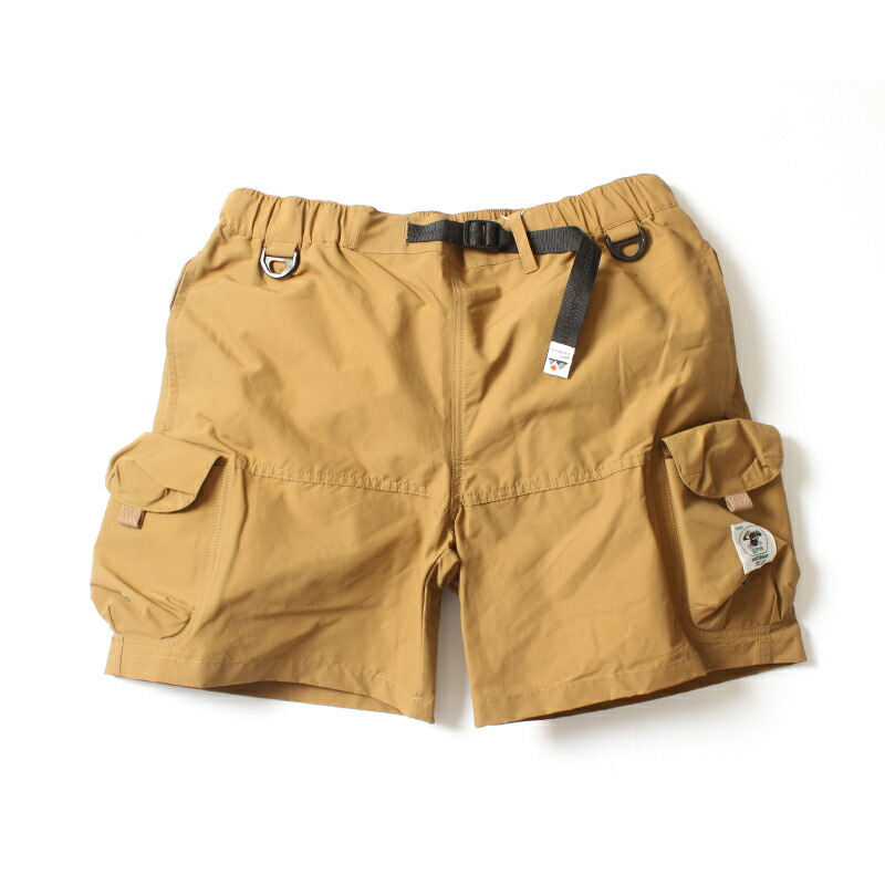 ジーアールエヌアウトドア(grn outdoor) TEBURA SHORTS L BEIGE GO0329Q