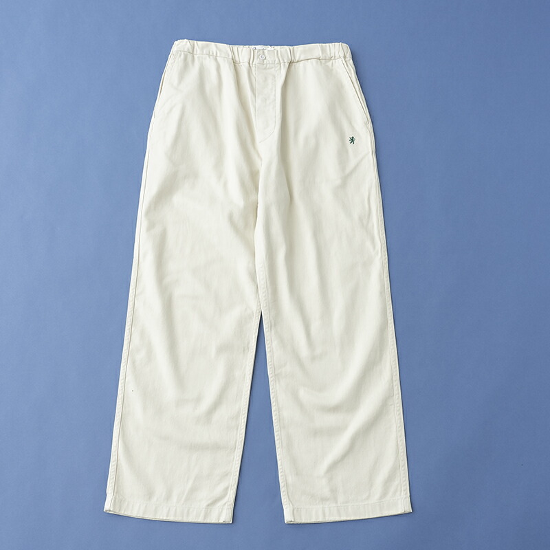 COTTON TWILL EASY PANTS(コットン ツイル イージーパンツ)メンズ S OFF WHITE