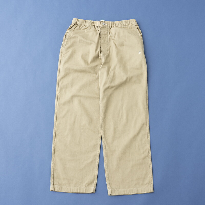 COTTON TWILL EASY PANTS(コットン ツイル イージーパンツ)メンズ S BEIGE
