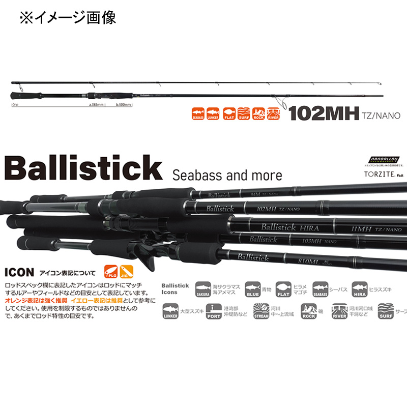 北海道 フラットフィッシュ Ballistick 96MMH TZ/NANO