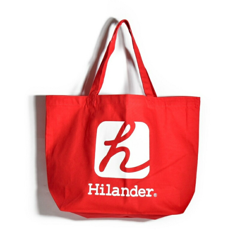 Hilander(ハイランダー) キャンバストートバッグ ML レッド 00778-TCC