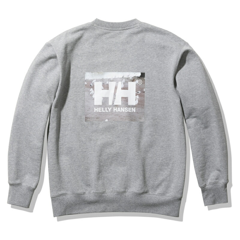 HELLY HANSEN(ヘリーハンセン) バック フォト スウェット クルー メンズ L PS HE32277