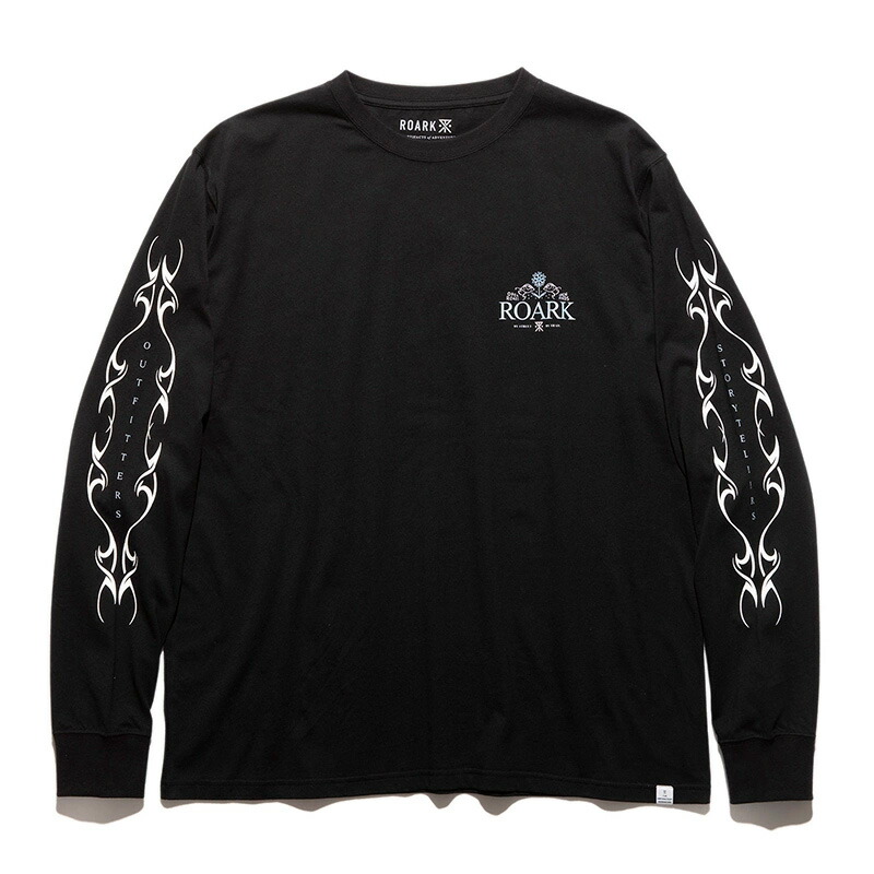 SALE開催中 ロアーク リバイバル ROARK REVIVAL AOTEAROA L S TEE ブラック RLTJ852-BLK  skycctv.ca