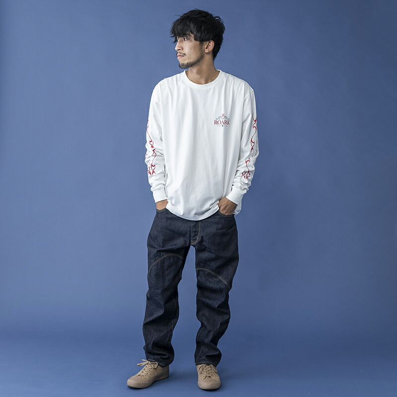 ロアーク リバイバル(ROARK REVIVAL) AOTEAROA L S TEE M ホワイト RLTJ852-WHT