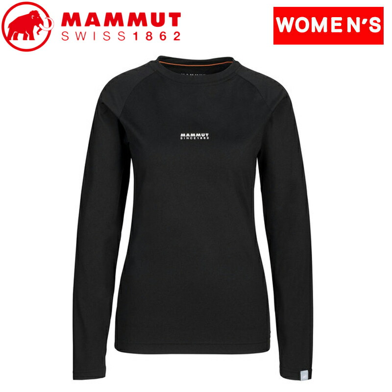 MAMMUT(マムート) QD Logo Print Longsleeve T-shirts AF Women's M 00253(black PRT1) 1016-01040