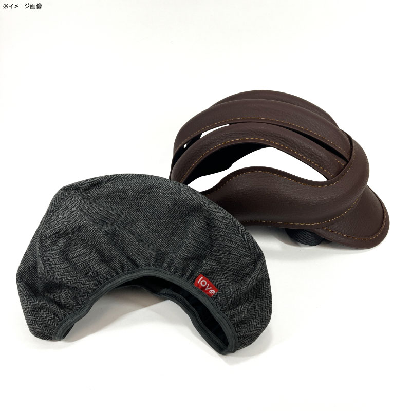 驚きの価格が実現！ ラベル lovell カスクスキンツイード M-L共用 ヘルメットカバー サイクル 自転車 ブラック 