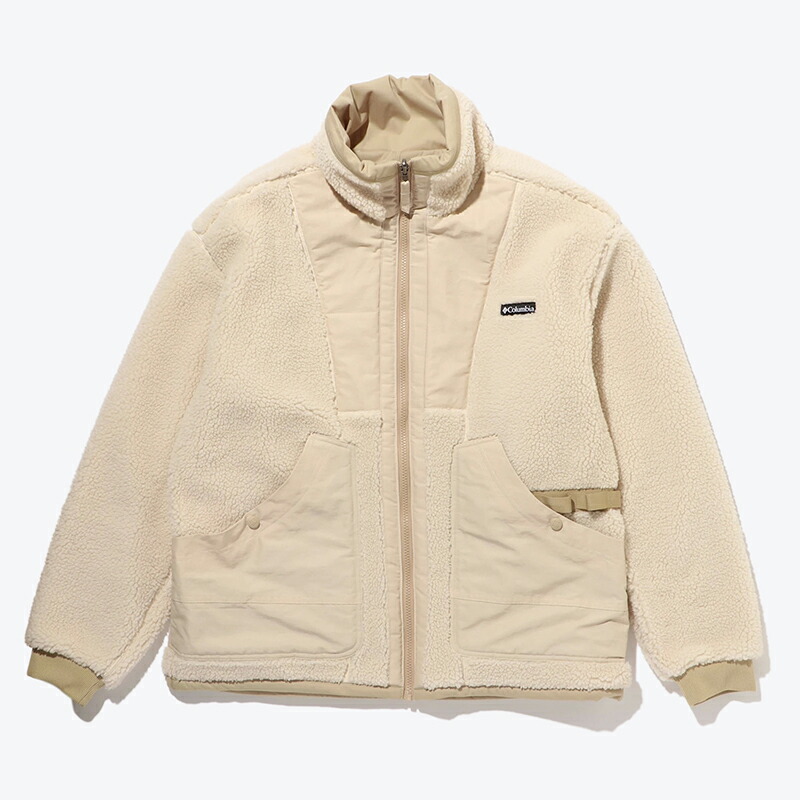 シカゴアベニュー リバーシブル フリースジャケット メンズ M 191(CHALK)