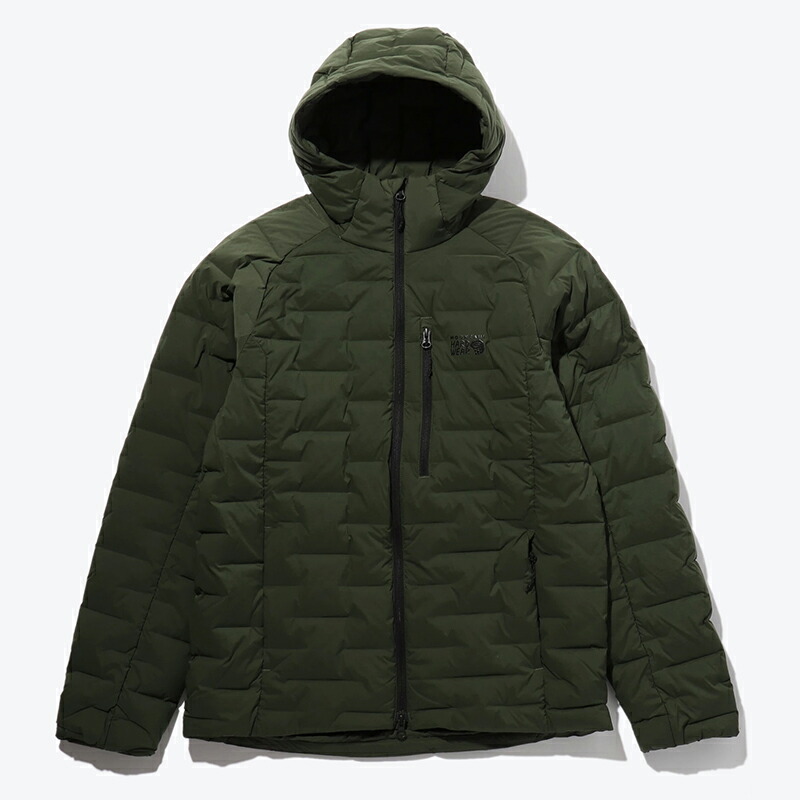 マウンテンハードウェア Men's STRETCH DOWN HOODY(ストレッチ ダウン フーディ)メンズ L 347(SURPLUS GR) OM9930