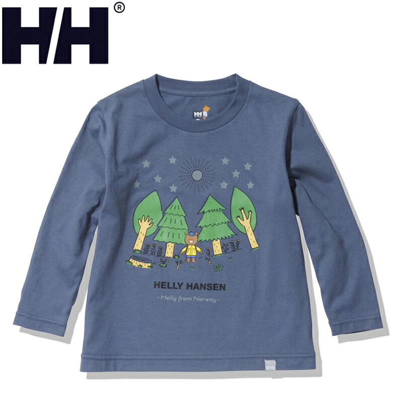 HELLY HANSEN 130cm BEAR FRIEND HJ32273 L S TEE WI ウィンターオーシャン キッズ フレンドティー  ヘリー ヘリーハンセン ベア 商品 ヘリーハンセン