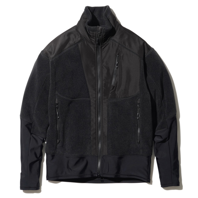 Fleece Hybrid Jacket Men’s M Black