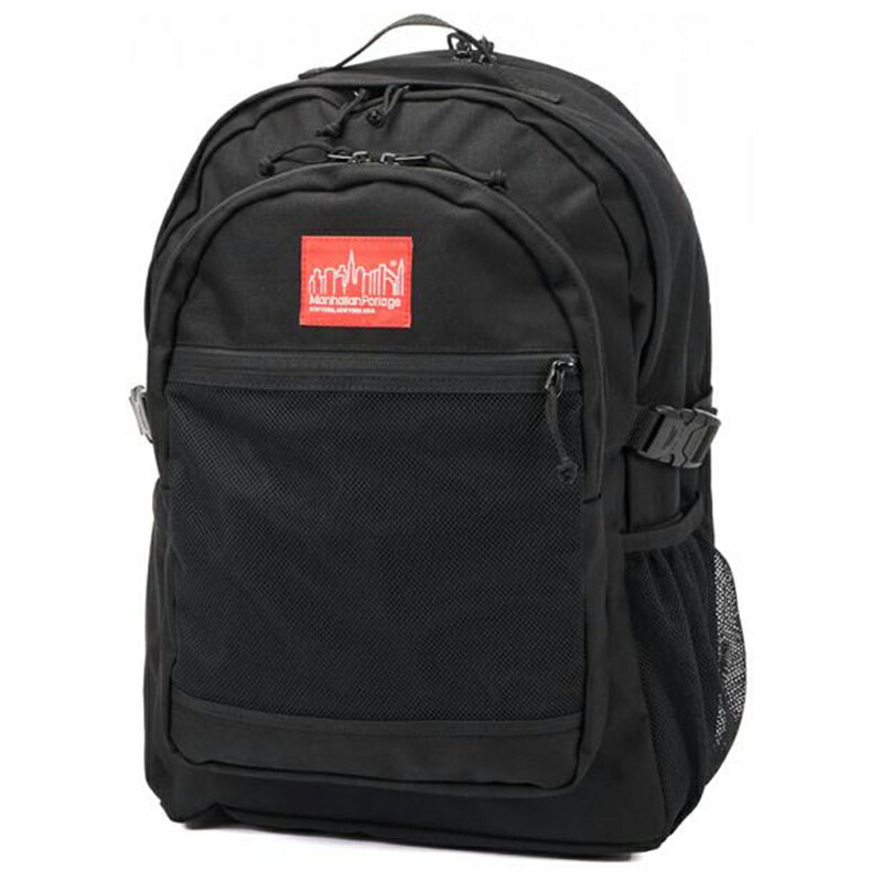 Manhattan Portage(マンハッタンポーテージ) Preppy Backpack(プレッピー バックパック) L Black(1000) MP2253|ナチュラム 支店