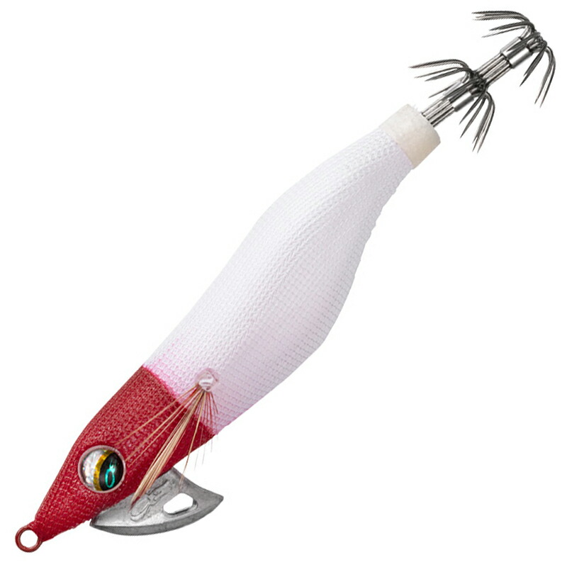 エメラルダスオモリグエギ RV3.0号 夜光-赤白