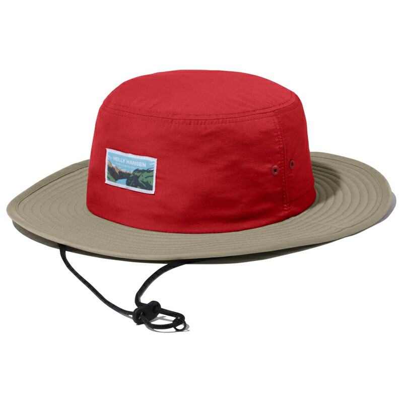 ワッペンフィールダーハット M レッド×ウェットロープ