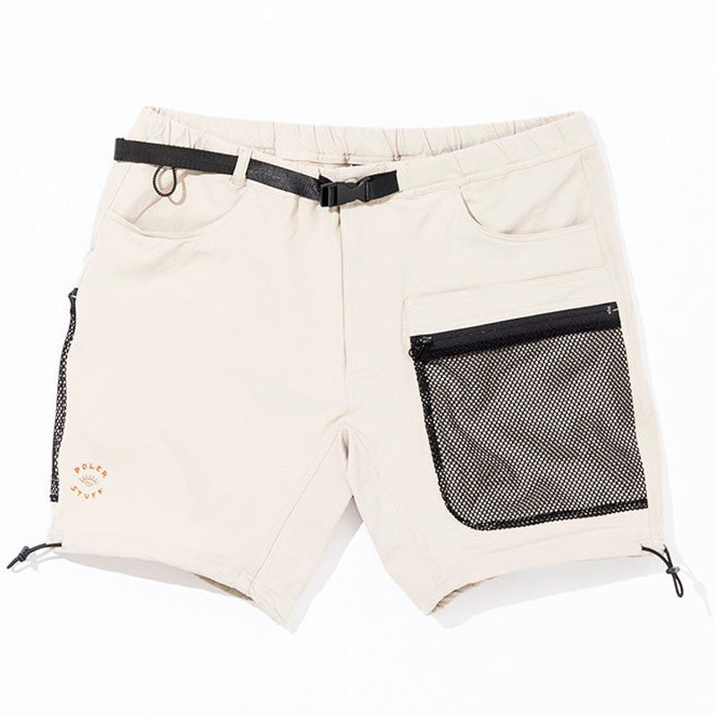 STRETCH CLIMBING CAMP SHORTS M LIGTH GRAY