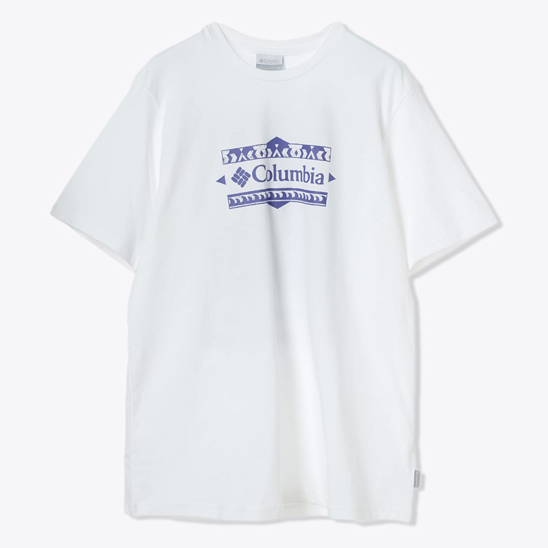 エクスプロアーズ キャニオン バック ショートスリーブ Tシャツ メンズ XL 100(White×Bordered Beau)