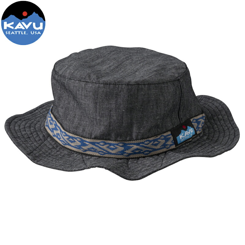 キッズ ダンガリーバケットハット S ブラック