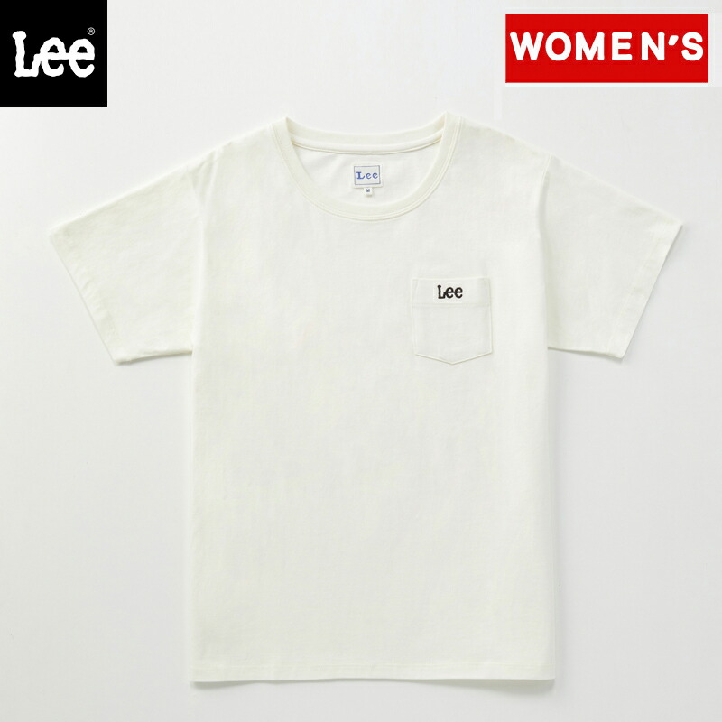 Women’s POCKET EMBROIDERY H/S TEE ウィメンズ S OFF WHITE