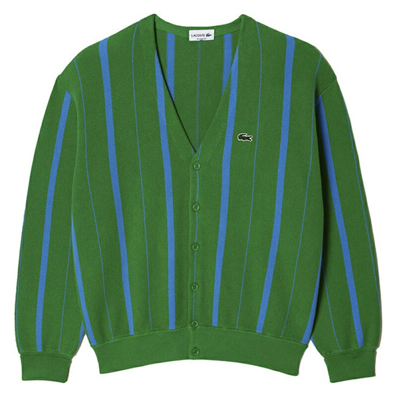 楽天市場】[期間SALE] LACOSTE/ラコステ V Neck Cable Knit Cardigan