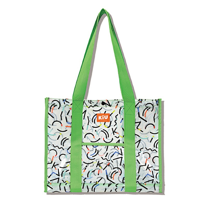 PVC BIG TOTE BAG フリー ジオメトリックオフ