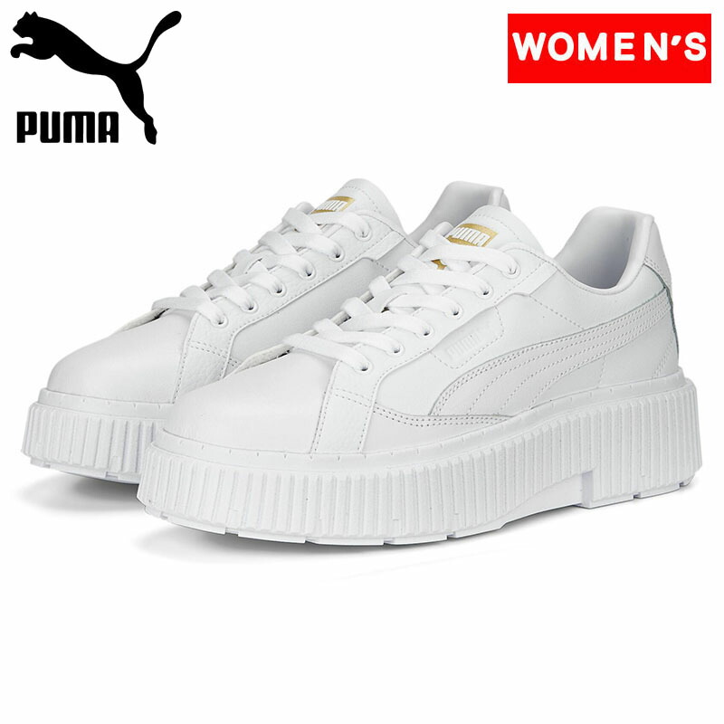 DINARA LEATHER(ディナーラ レザー)/ウィメンズ スニーカー 24.5cm 01(PUMA WHITE)