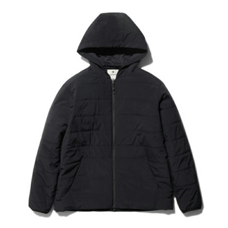 Flexible Insulated Zip Up Hoodie 1 Black