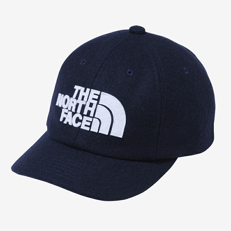 K TNF LOGO FLANNEL CAP(キッズ TNF ロゴ フランネル キャップ) KM アーバンネイビー(UN)