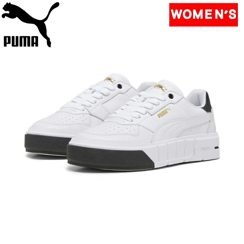 CALI COURT LTH(CALI コート レザー)/ウィメンズ スニーカー 23.0cm PUMA WHITE-PUMA BLACK