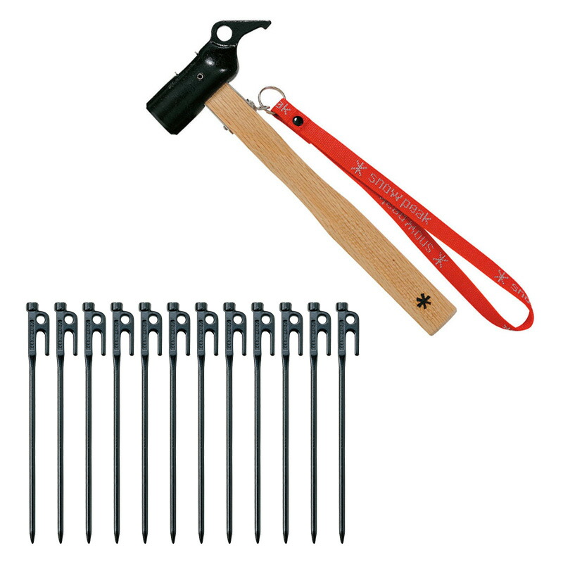 楽天市場】 スノーピーク(snow peak) 【お得なペグとマンマーのセット