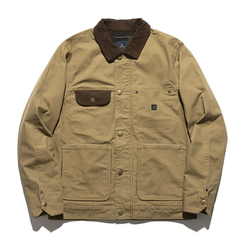 DECKHAND JACKET M DARK KHAKI