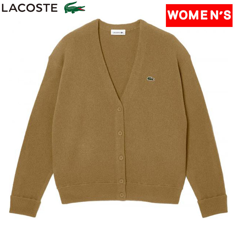 LACOSTE ブラウン カーディガン US S 定価2万 楽天市場】LACOSTE ラコステ レディース クルーネック クール