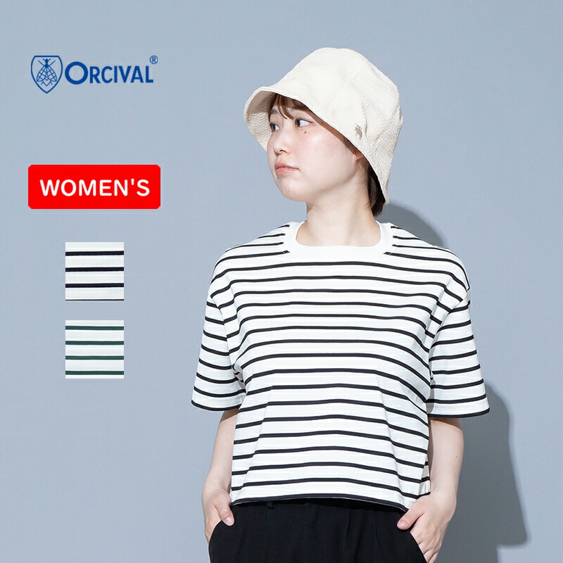 ORCIVAL(オーシバル) スクエアネック S/S プルオーバー #OR-C0341 MER 全2色 全2サイズ