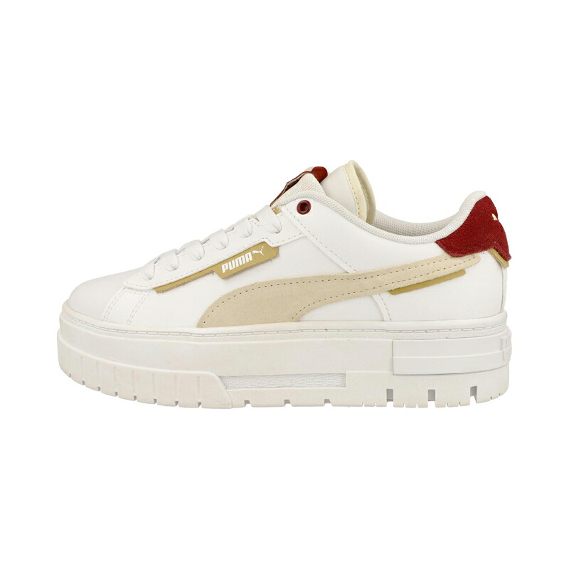 MAYZE CRASHED(メイズ クラッシュド)/ウィメンズ スニーカー 24.0cm PUMA WHITE-SUGARED ALMOND