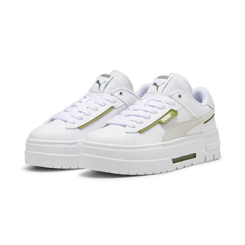 MAYZE CRASHED(メイズ クラッシュド)/ウィメンズ スニーカー 23.5cm PUMA WHITE-VAPOR GRAY