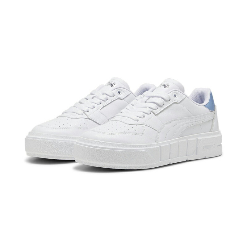 CALI COURT LTH(CALI コート レザー)/ウィメンズ スニーカー 23.0cm PUMA WHITE-ZEN BLUE