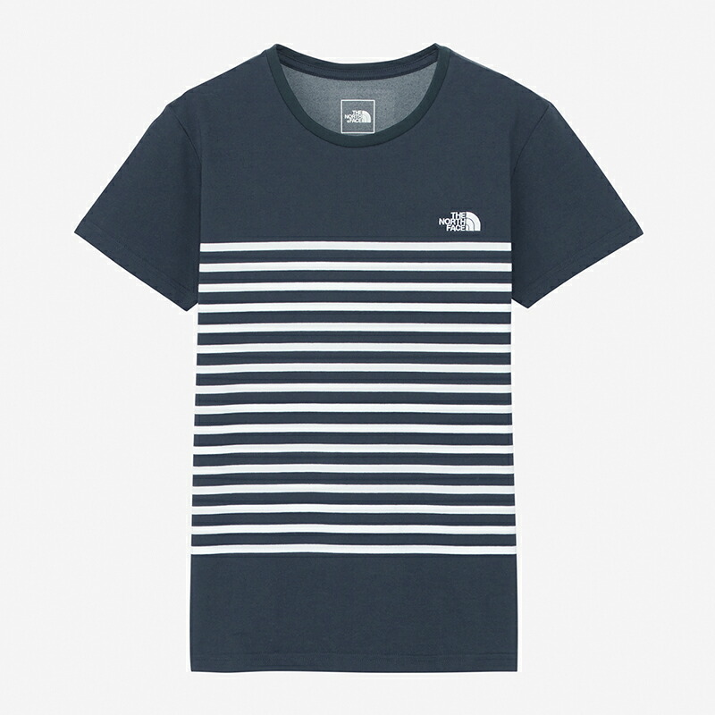 Women’s S/S PANEL BORDER TEE ウィメンズ M アーバンネイビー(UN)